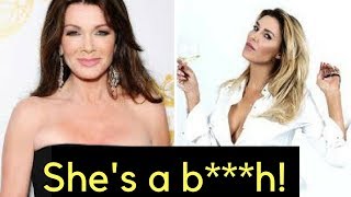 Brandi Glanville Lisa Vanderpump feud ESCALATES [upl. by Sabsay773]