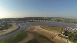 Steadidrone Quadcopter at The Duver in Bembridge Isle of Wight [upl. by Rona]