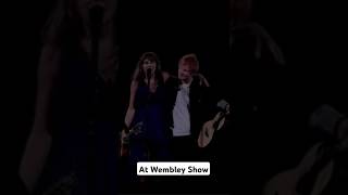 Taylor Swift ampEd Sheeran at Wembley Show 2024🤩taylorswift edsheeranwembley [upl. by Hukill]