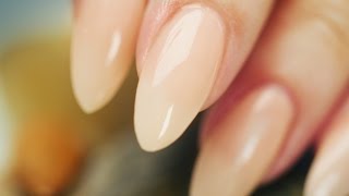 AlmondShaped Acrylic Nails Step By Step Tutorial [upl. by Erdreid]