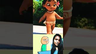 Little funny moana😂😂 moana funny entertainment funnyshorts viralshorts youtubeshorts shorts [upl. by Cynera]