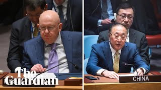 US resolution on Gaza ceasefire vetoed at UN by Russia and China [upl. by Pickering]