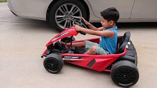 2021 kids hyper drift go kart best ever [upl. by Tolman]