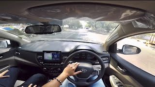 Driving New Hyundai Verna amp This Happened Apni Agli Car Yahi Hogi [upl. by Elocel]