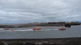 Lifeboat 13 19 arrival at Workington [upl. by Bertold]