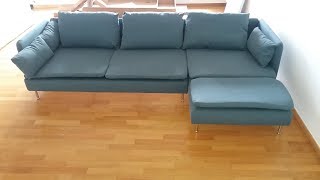 soderhamn sofa IKEA during Assembly satisfying assembly video [upl. by Ammeg243]