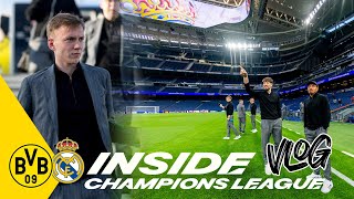 BVBVLOG THE TRAVEL DAY – Training Flight Bernabeu  Inside Champions league [upl. by Port215]