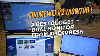 EHOMEWEI X2 Monitor  A Best Budget Monitor From Aliexpress [upl. by Esirehc330]