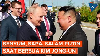 Detikdetik Presiden Putin dan Kim Jongun Bertatap Muka di Rusia [upl. by Eiramaneet]