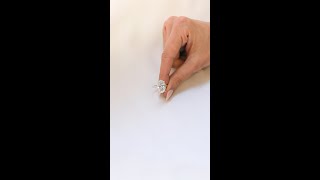 Big Oval Diamond Pave Prong Ring How Its Made [upl. by Colwen]