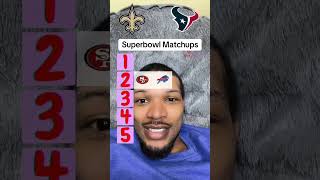 Ranking NFL Super Bowl Matchups🏈 [upl. by Anyotal46]