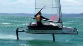 McDougall  McConaghy 2015 International Moth AustralianWorld Championships  Day 8 FINAL DAY [upl. by Renado]