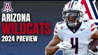 Arizona Wildcats 2024 Preview  Full Depth Chart Recruiting and Schedule Breakdowns [upl. by Derwon]