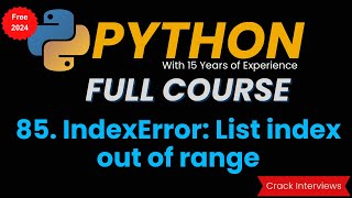 SOLVEDIndexError string index out of range IndexError list index out of range  Python Errors [upl. by Wessling]