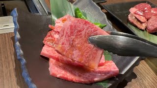 福岡 北九州グルメ 焼き肉やすもりの和牛焼き肉 Longestablished Wagyu Yakiniku in Fukuoka Kitakyushu food tour [upl. by Disraeli132]