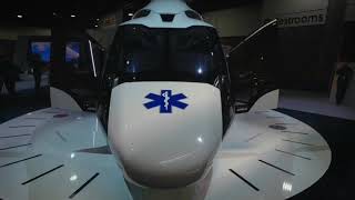 Air Med Configured Airbus H160 MockUp Walk Around HeliExpo 2019 [upl. by Peednus]