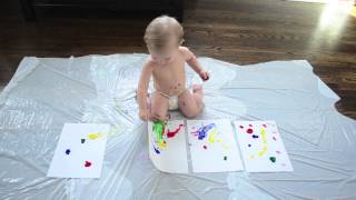 Baby Painting at 1 year old [upl. by Laurent246]