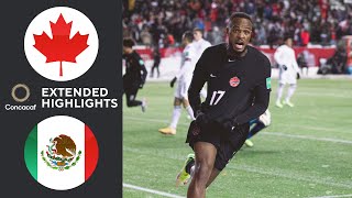 Canada vs Mexico Extended Highlights  CONCACAF WCQ  CBS Sports Golazo [upl. by Ivie]