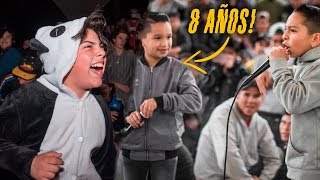 NIÑOS HUMILLANDO A SUS RIVALES EN BATALLAS DE RAP [upl. by Annawik]