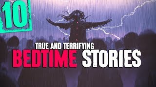 10 SCARY Bedtime Stories with Rain Sound Effects and Thunderstorm Sounds [upl. by Rhianna]