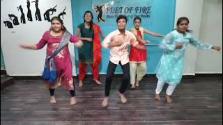 Tula baghun baghun Marathi song choreography by Sunny Rawat feet of fire dance school [upl. by Nolrev]