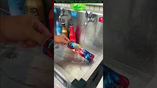 Trick To Stick Wrapper In Bottle 🤯 Wood working with art handcraft ideas  skillart shorts [upl. by Kciregor]