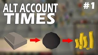 OSRS HOW LONG Does It Take To Make An ALT ACCOUNT  1 Cannonball Alt [upl. by Hgieliak]