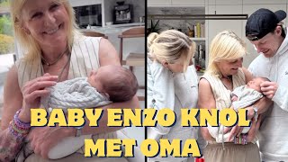 Baby Enzo Knol met oma [upl. by Lyrahc]