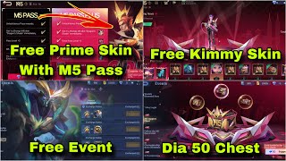 Prime Skin ကို 399 နဲ့ ရနိုင်မဲ့အကြောင်း Free ရမဲ့ Skin နဲ့ M5 Eventအကြောင်း🤩 [upl. by Wohlert869]