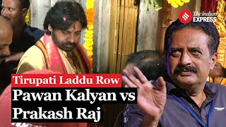 Tirupati Laddu Row Pawan Kalyan Undertakes Atonement Fast Prakash Raj Hits Back [upl. by Bright]