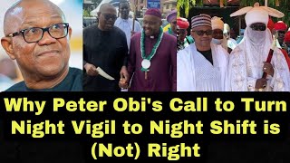 Why Peter Obis Call to Turn Night Vigil to Night Shift is Not Right [upl. by Ydnal]