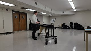 Ean Varden North freshman Rain Dance on marimba Div 1 Gold Rating for ISSMA Solo amp Ensemble [upl. by Alilahk]