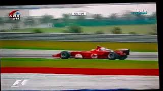 Rubens Barrichello Glijdt Eraf F1 Maleisie 2004 Commentaar Olav Mol [upl. by Bethany63]