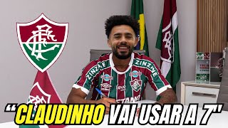 É DO FLU CLAUDINHO ASSINA COM O FLUMINENSE [upl. by Heshum]