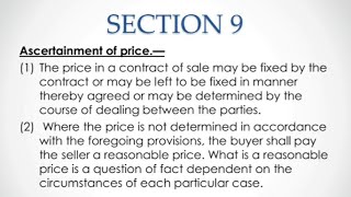 sec9ofSOGAsec10 Section 9 and Sec 10  The Sale of Goods Act 1930Judiciary Law [upl. by Skylar]