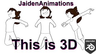 JaidenAnimations  but in 3D [upl. by Anibla]