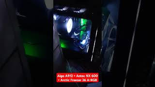 Aigo AR12  Arctic Freezer 36 ARGB  Antec NX600 [upl. by Eymaj]