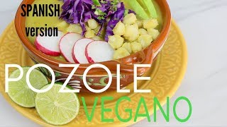 Español Pozole Verde tradicional  Vegano [upl. by Neve]