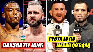 UMAR NURMAGOMEDOV MERABNI QORQOQ DEDI PROHASKA VA JAMAL HIL JANG QILADI UFC YANGILIKLARI 2024 [upl. by Annoval]