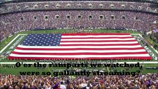 USA National Anthem The StarSpangled Banner  With Lyrics [upl. by Hattie209]