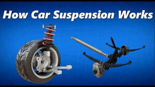 How Car Suspension Works Car Suspension Components Animation and Different Types of Suspension [upl. by Kenyon]