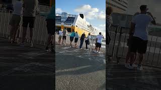 Sardinia Vlog 2 livorno cruiseship italy sea boarding [upl. by Saxet]