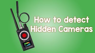 How to detect Hidden Cameras with JMDHKK K18 Anti Spy Detector  How to detect Unwanted GPS Trackers [upl. by Ramunni245]