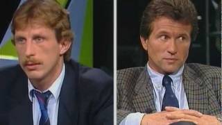 Erhitzte Diskussion vor Topduell Daum vs Hoeneß 1989  das aktuelle sportstudio – ZDF [upl. by Nylirak]