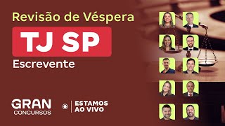 Concurso TJ SP Escrevente Técnico do Judiciário  Revisão de véspera [upl. by Assenaj]