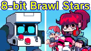 Friday Night Funkin VS 8bit from Brawl Stars Week  Mad Virus Attack DEMO FNF Mod Supercell [upl. by Nagol]