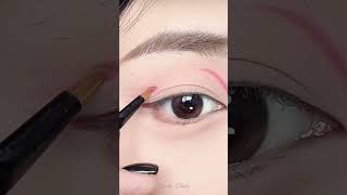 How To Apply Fox Eye Makeup 🦊 [upl. by Joella]