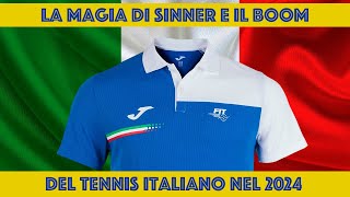 La Magia di Sinner e il boom del Tennis Italiano nel 2024 💪🏼🎾🇮🇹 [upl. by Kliment458]