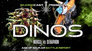 Seraphon vs Maggotkin  Age of Sigmar  Battle Report [upl. by Conny136]