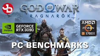 God of War Ragnarok PC Benchmarks  ULTRA settings  RTX 3090  Ryzen 3700x [upl. by Eislrahc510]